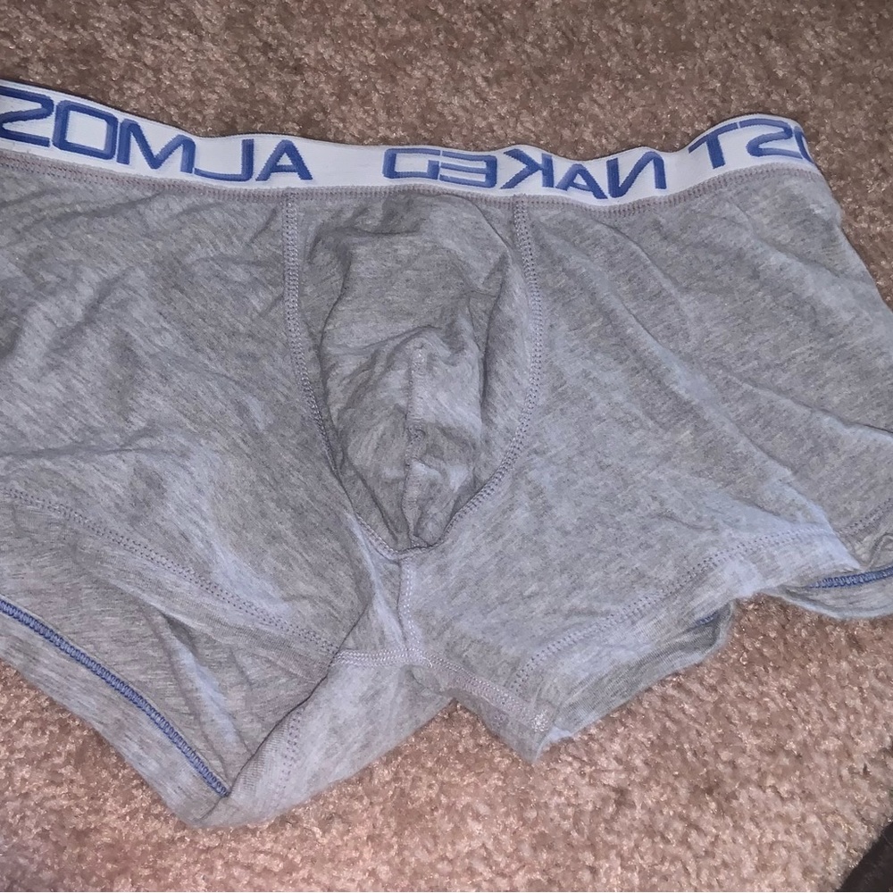 EUC Andrew Christian Almost Naked Grey Pouch Trunk; Size: Medium